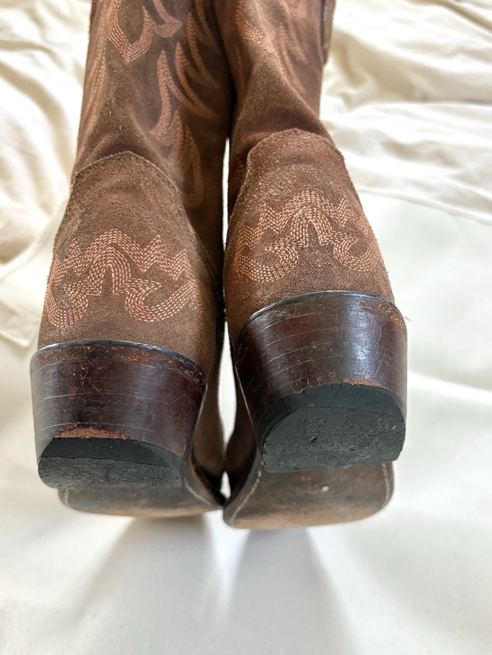 1883 Lucchese Chocolate Wax Comanche Ladies Western Boots size 5.5 - Picture 6 of 11